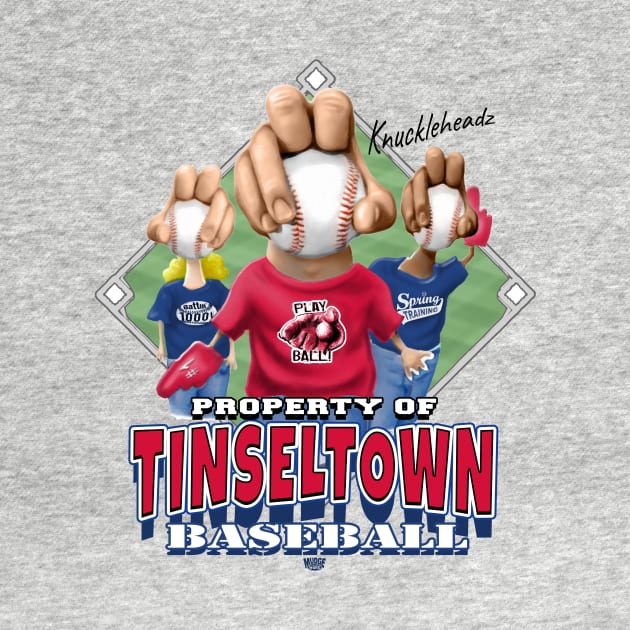 Knucklehead for Tinseltown Baseball by MudgeSportswear